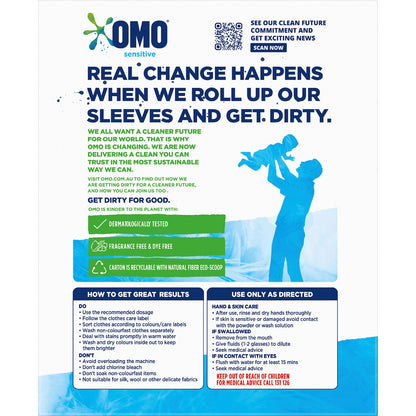 Omo Sensitive Laundry Powder Detergent 2kg