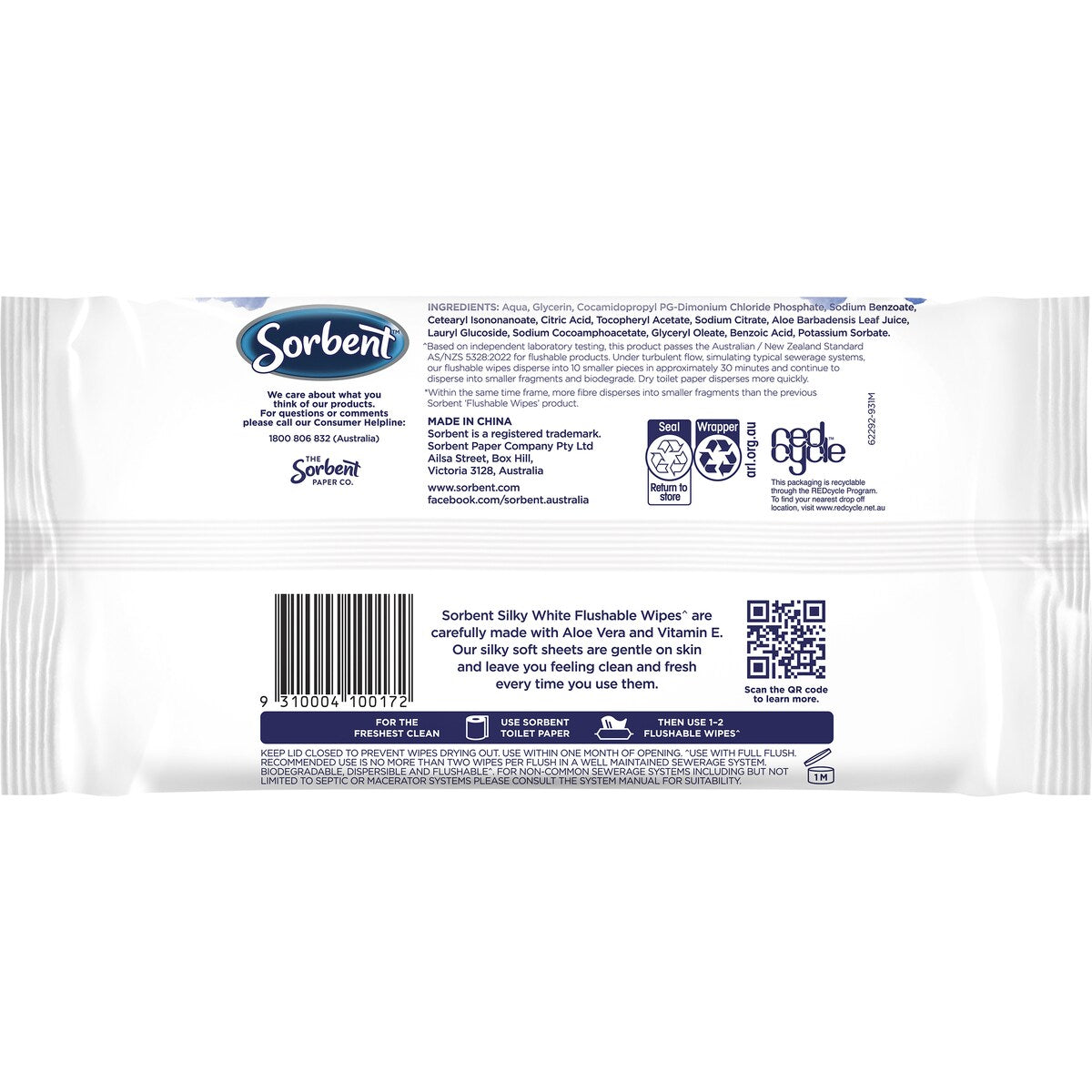 Sorbent Clean & Fresh Wipes 80 pack