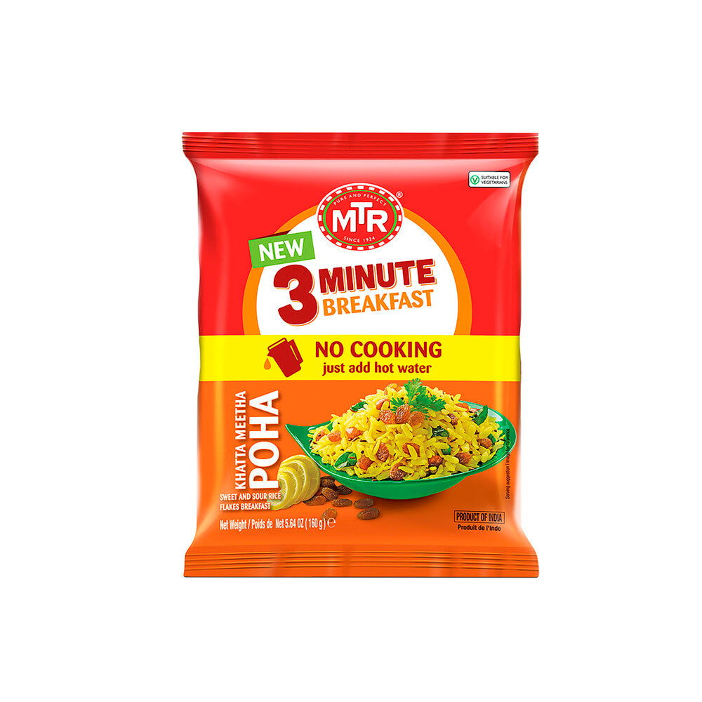MTR Instant Khatta Meetha Poha - 160g