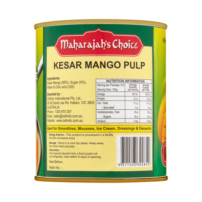 Maharajah's Choice Kesar Mango Pulp - 850g