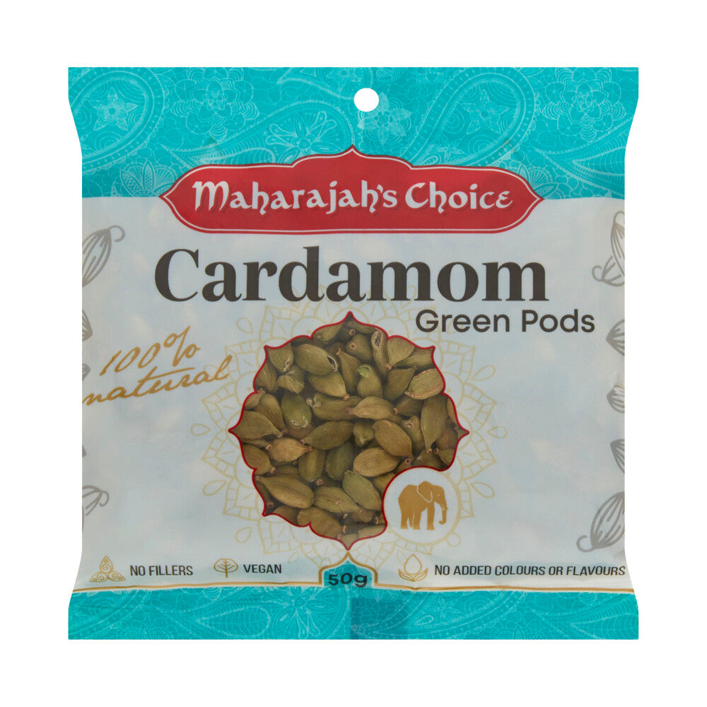 Maharajah's Choice Cardamon Green Pod - 50 GRAM