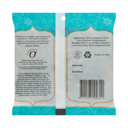 Maharajah's Choice Cardamon Green Pod - 50 GRAM