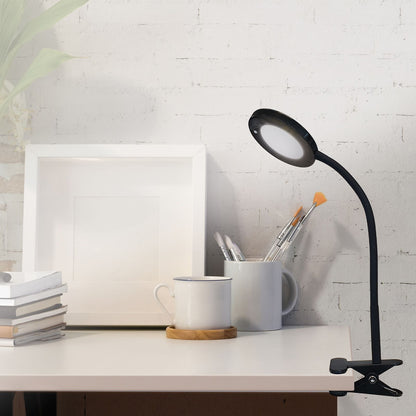 Verve Design Dalton Desk Clamp Lamp - 6W - 120mm - Black