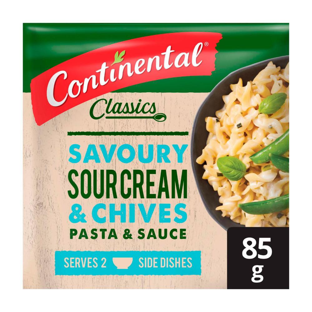 Continental Sour Cream & Chives Pasta & Sauce Serves 3 - 85g