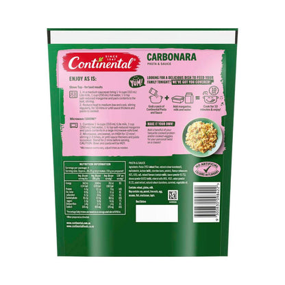 Continental Pasta & Sauce Family Bacon Carbonara - 145g