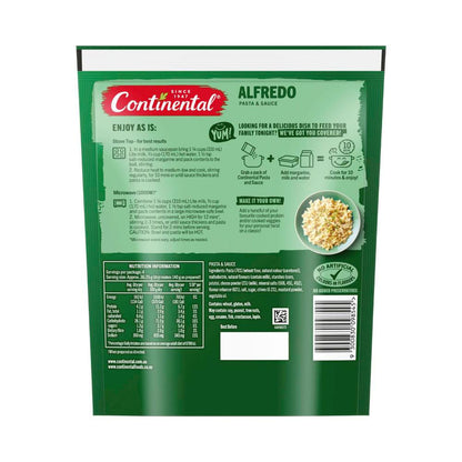 Continental Alfredo Family Pasta And Sauce - 145g