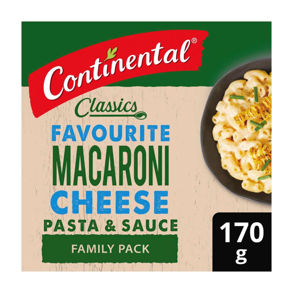 Continental Pasta And Sauce Family Macaroni Cheese - 170g