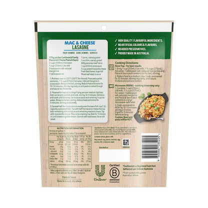 Continental Pasta And Sauce Family Macaroni Cheese - 170g