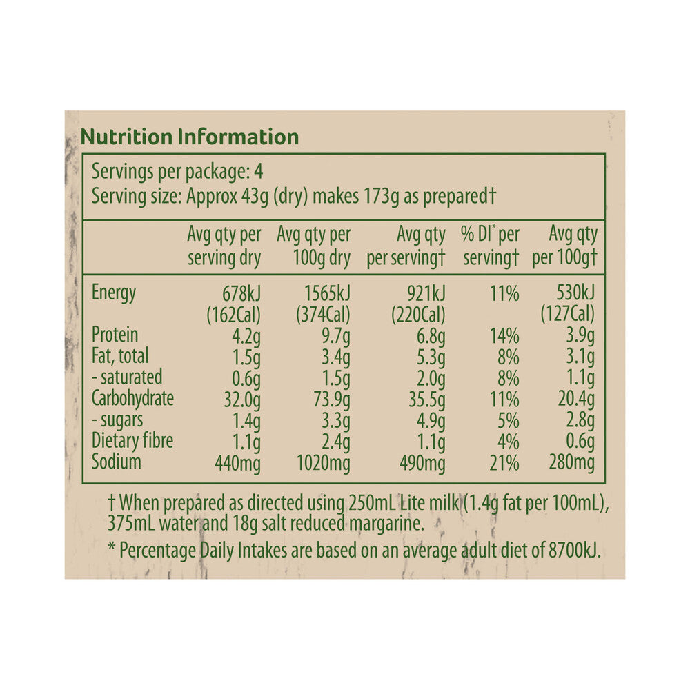 Continental Pasta And Sauce Family Macaroni Cheese - 170g
