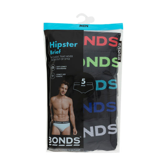 Bonds Men's Hipster Briefs Medium - 5 Pack