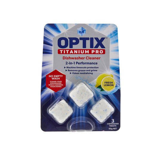 Optix Dishwasher eaning Pods - 3 pack