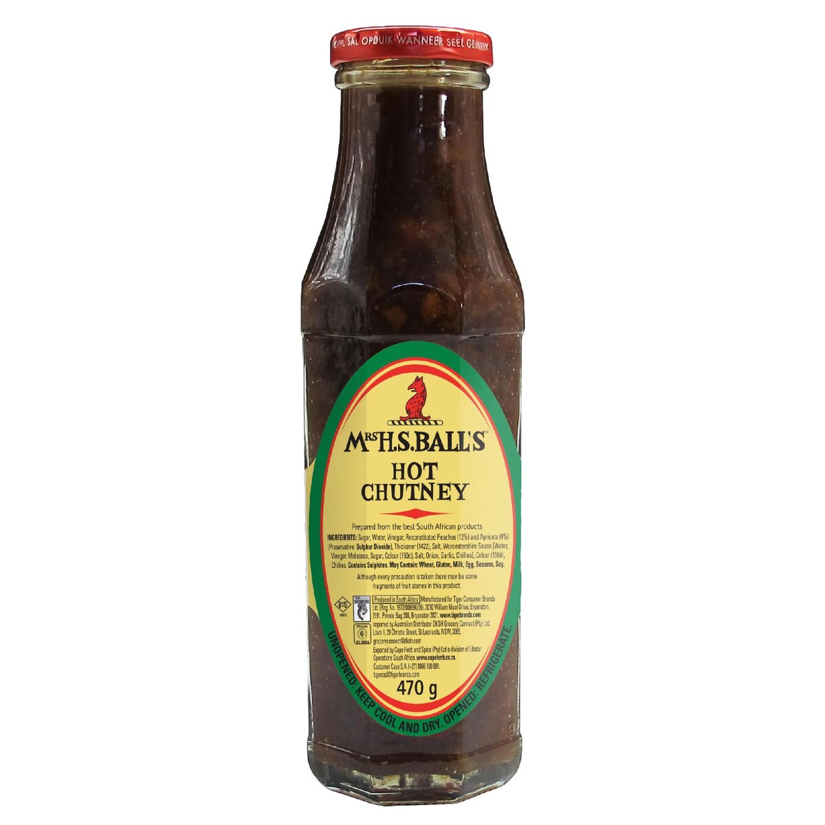 Mrs H.S. Ball's Chutney Hot 470g