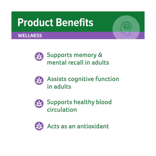 Cenovis Ginkgo Biloba 2000 Memory Support Tablets - 100 pack