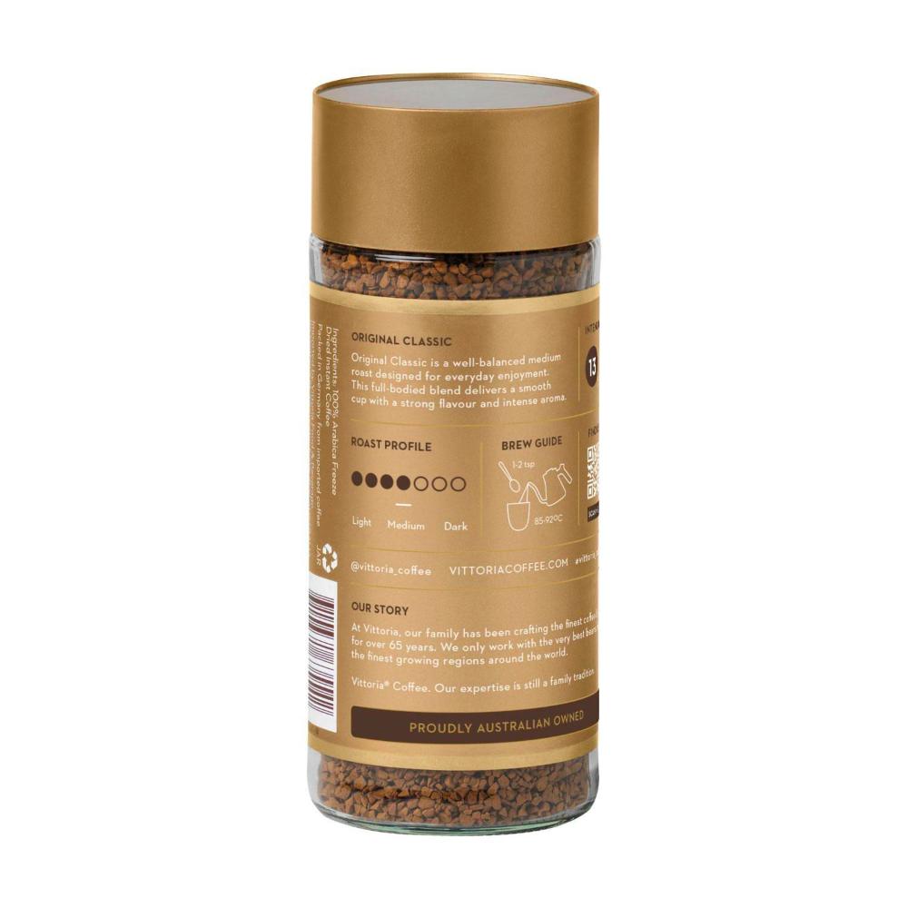 Vittoria Freeze Dried assic Instant Coffee - 100g