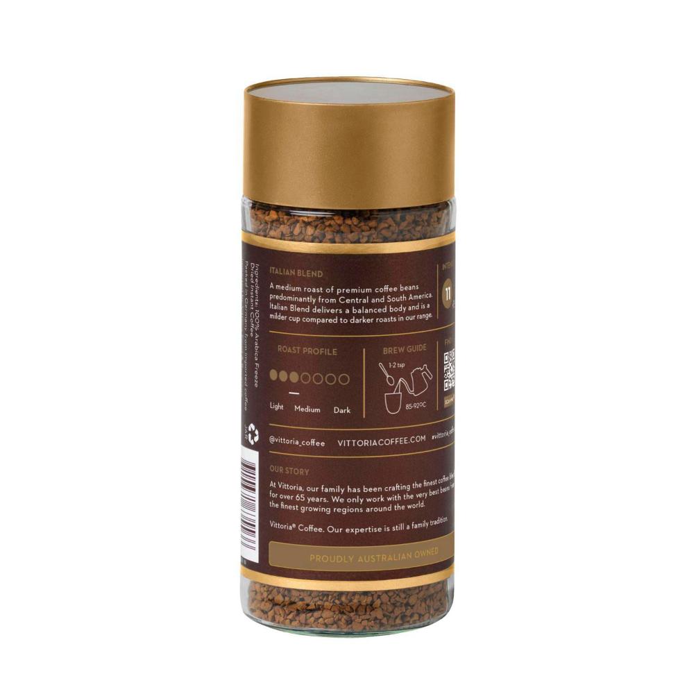 Vittoria Freeze Dried Italian Instant Coffee - 100g