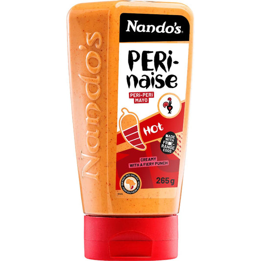 Nando's Perinaise Hot Peri-peri Mayonnaise Sauce 265g