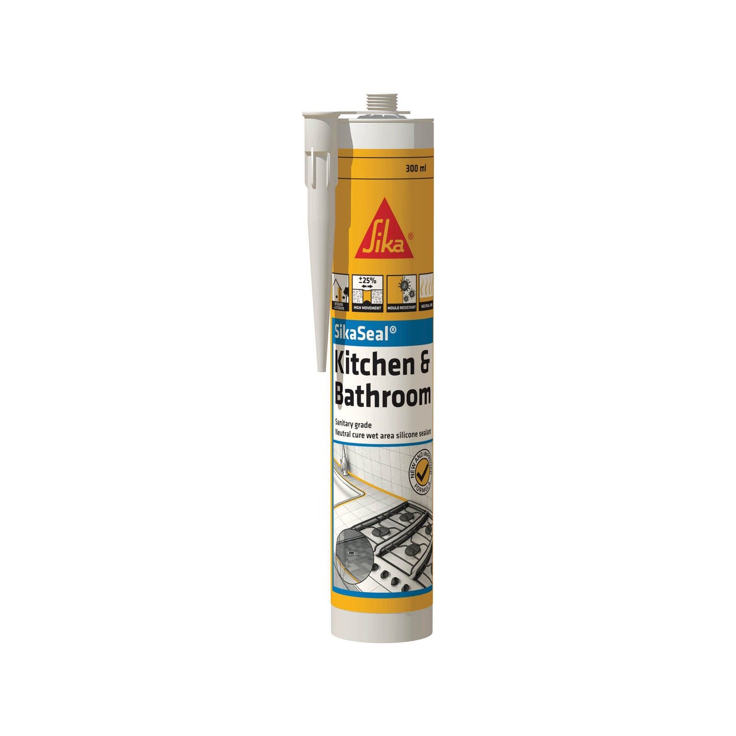 Sika Off White Sikaseal Silicone - 300ml