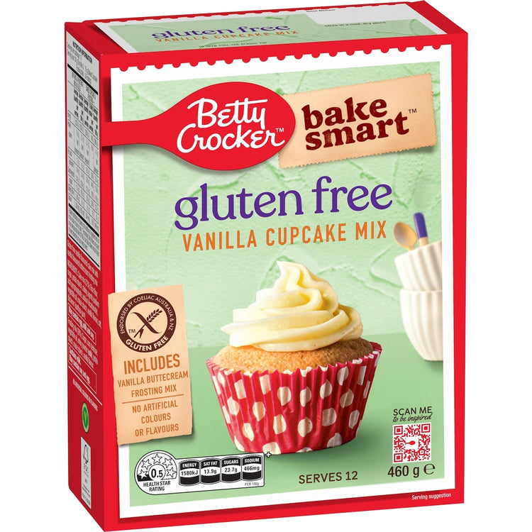 Betty Crocker Vanilla Gluten Free Cupcake Mix 460g
