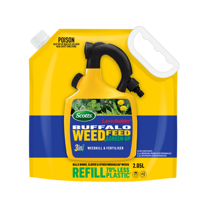 Scotts Lawn Builder Buffalo Weed Feed Green Up Refill Pouch - 2.5kg