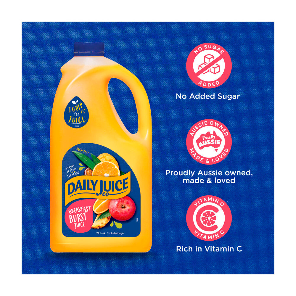 The Daily Juice Breakfast Burst Juice Chilled - 2L