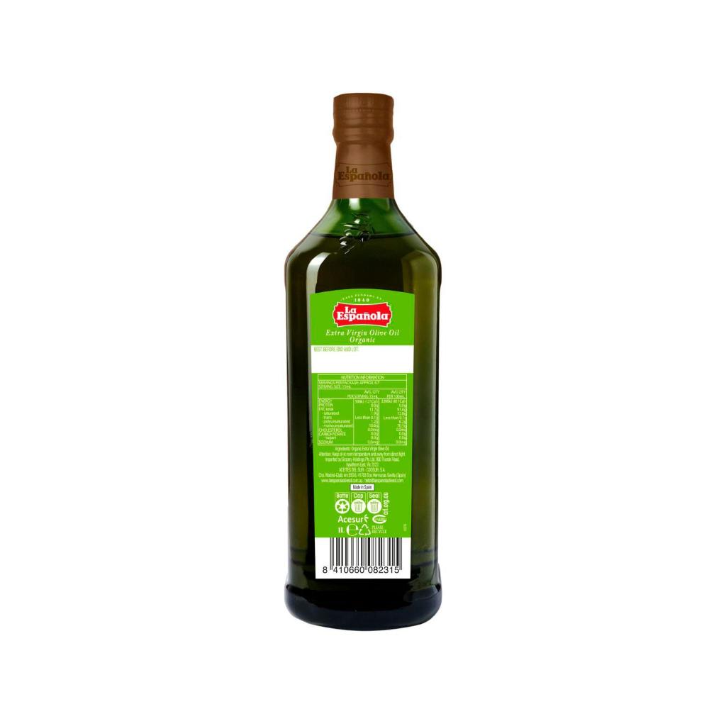 La Espanola Organic Extra Virgin Olive Oil - 1L