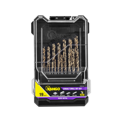 Kango Cobalt Drill Bit Set - 19 Piece - 1-10mm