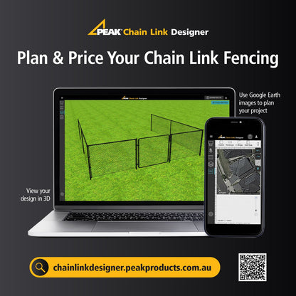 Peak Chain Link Fencing - Black Steel Bracing Wire - 30m