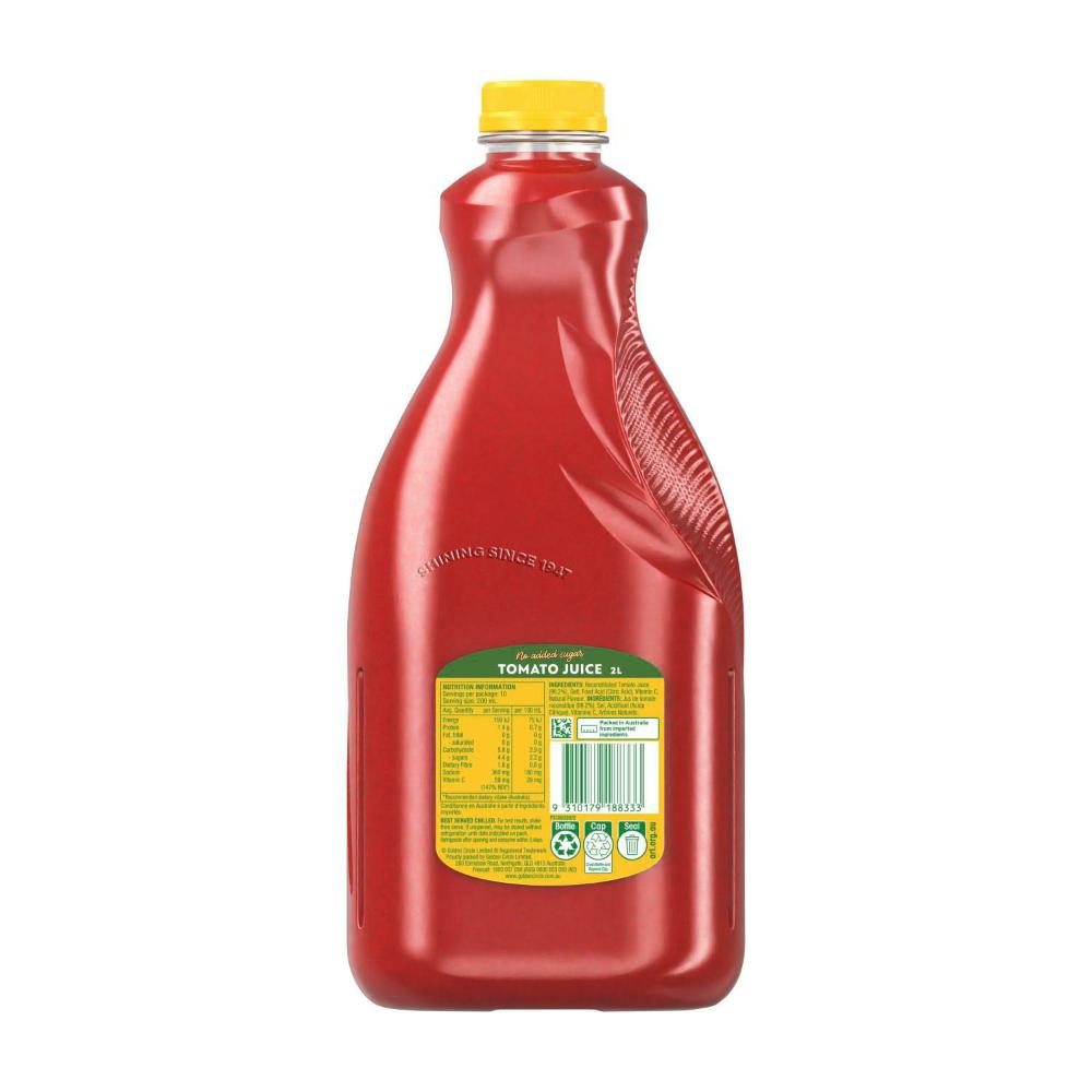 Golden Cire 100% Tomato Juice - 2L