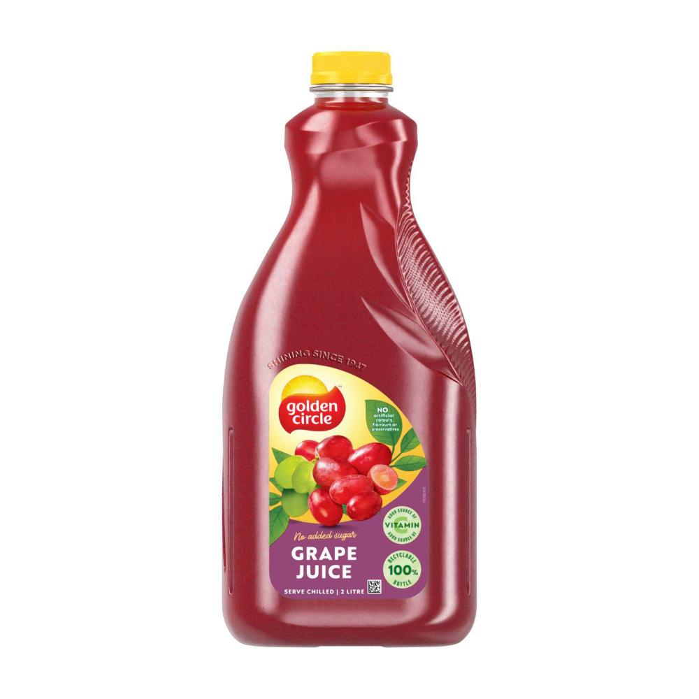 Golden Circle 100% Juice Grape - 2L