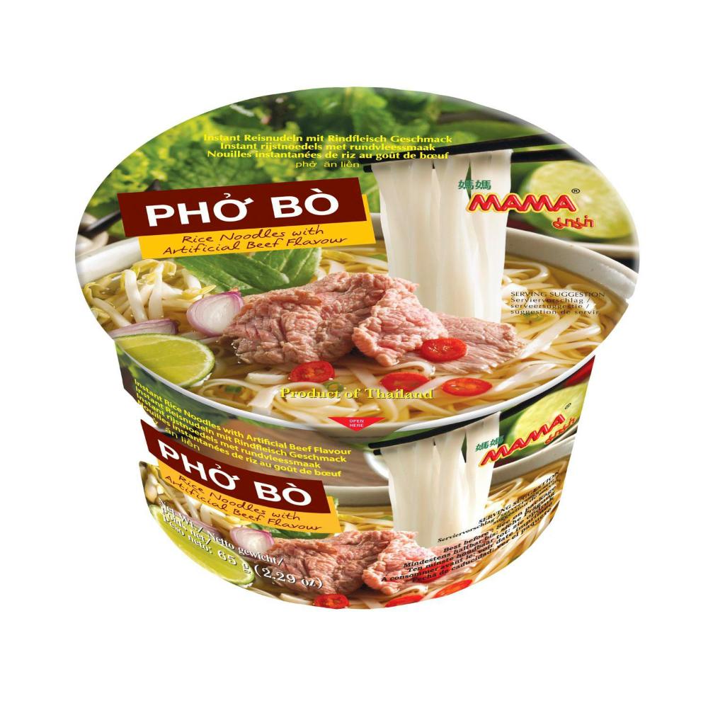 Mama Noodles Bowl Pho Bo Beef - 65g