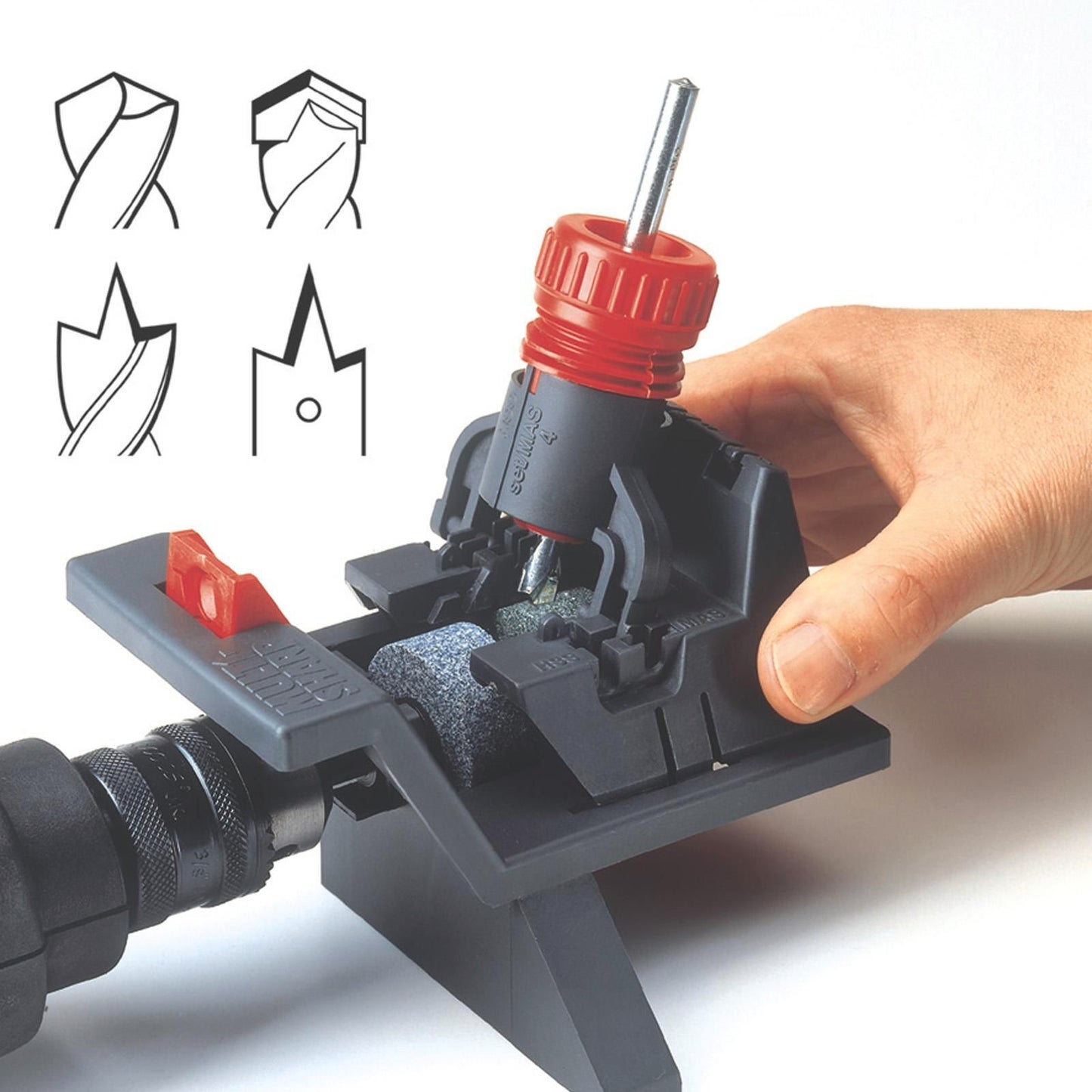 Multi Sharp Drill Bit Sharpener - 3-13mm