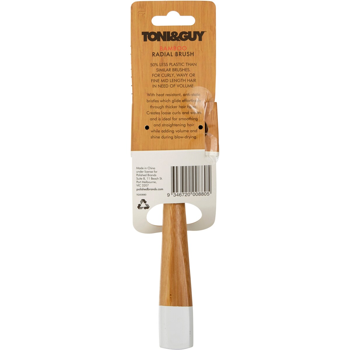Toni & Guy Bamboo Radial Brush each