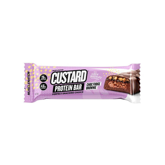 Muse Nation Custard Bar Choc Fudge Brownie - 60g