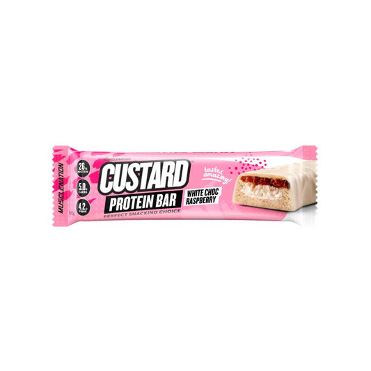 Muse Nation Custard Bar White Choc Raspberry - 60g