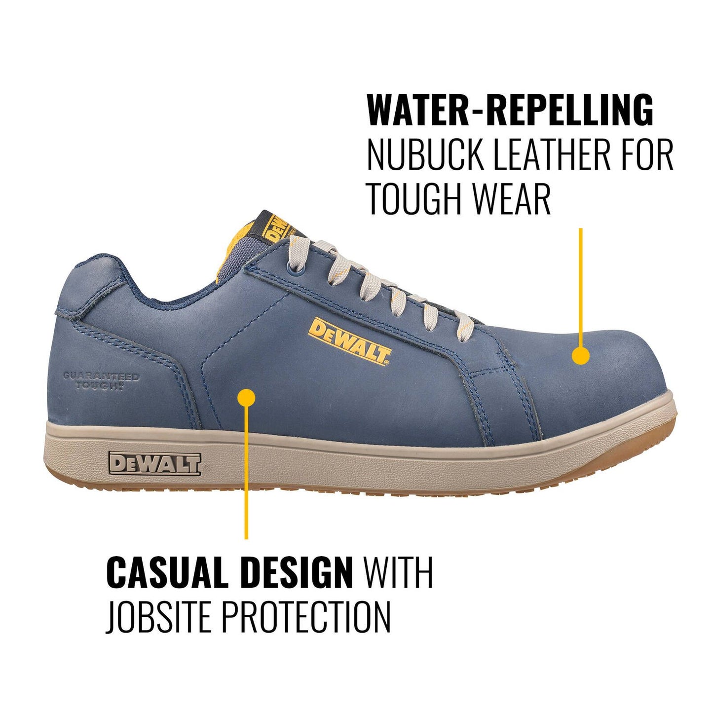 Dewalt Milbank Safety Work Shoe - Size 8 - Navy