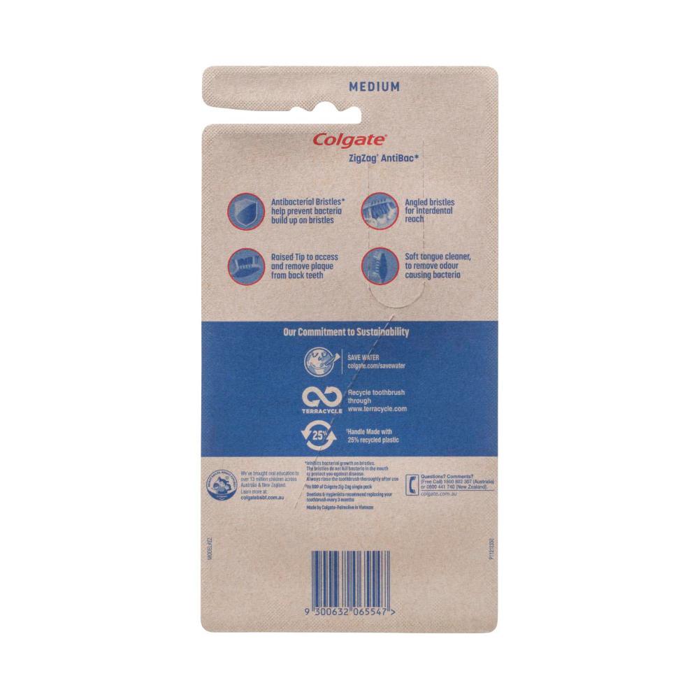 Colgate Zig Zag Medium Toothbrush Value Pack - 6 pack