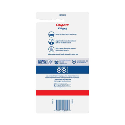 Colgate Zig Zag Medium Toothbrush Value Pack - 6 pack