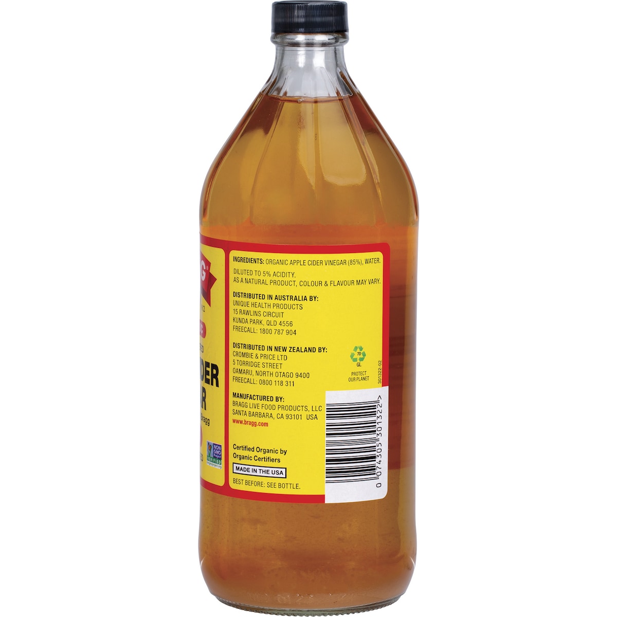 Bragg Apple Cider Vinegar 946ml