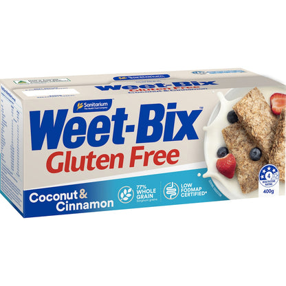 Weet-bix Gluten Free Coconut & Cinnamon Breakfast Cereal 400g