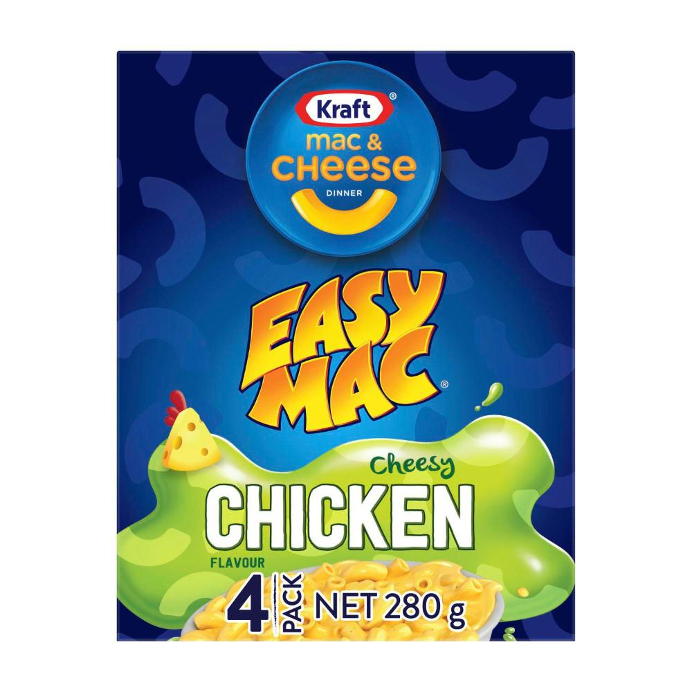 Kraft Easy Mac And Cheese Cheesy Chicken Pasta Macaroni Noodles - 280g