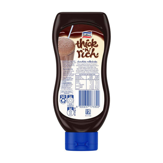 Cottees Thick N Rich Chocolate Flavoured Topping - 615g