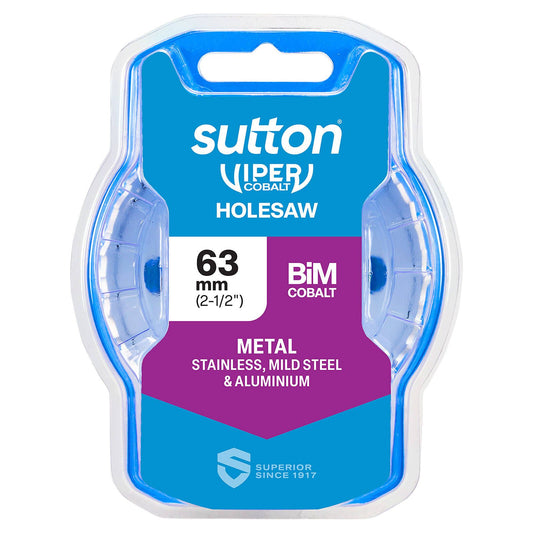 Sutton Tools Viper Cobalt Bi Metal Holesaw - 63mm