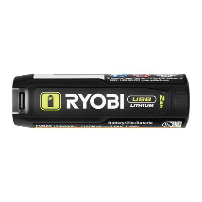 Ryobi USB Lithium Battery Power Bank - 2Ah