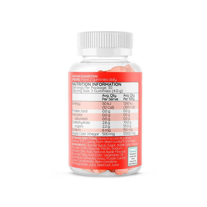 Haircarebear Apple Cider Vinegar Gummies - 60 pack
