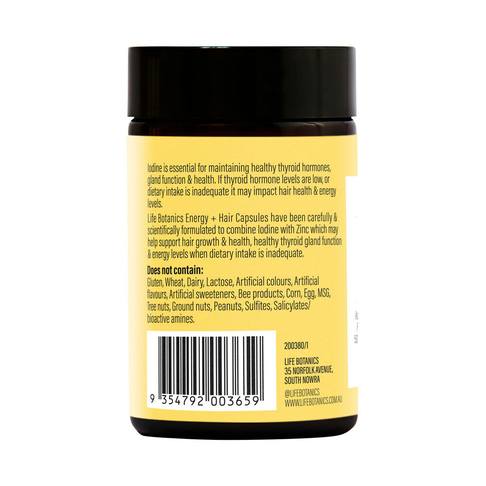 Life Botanics Energy + Hair - 60 pack