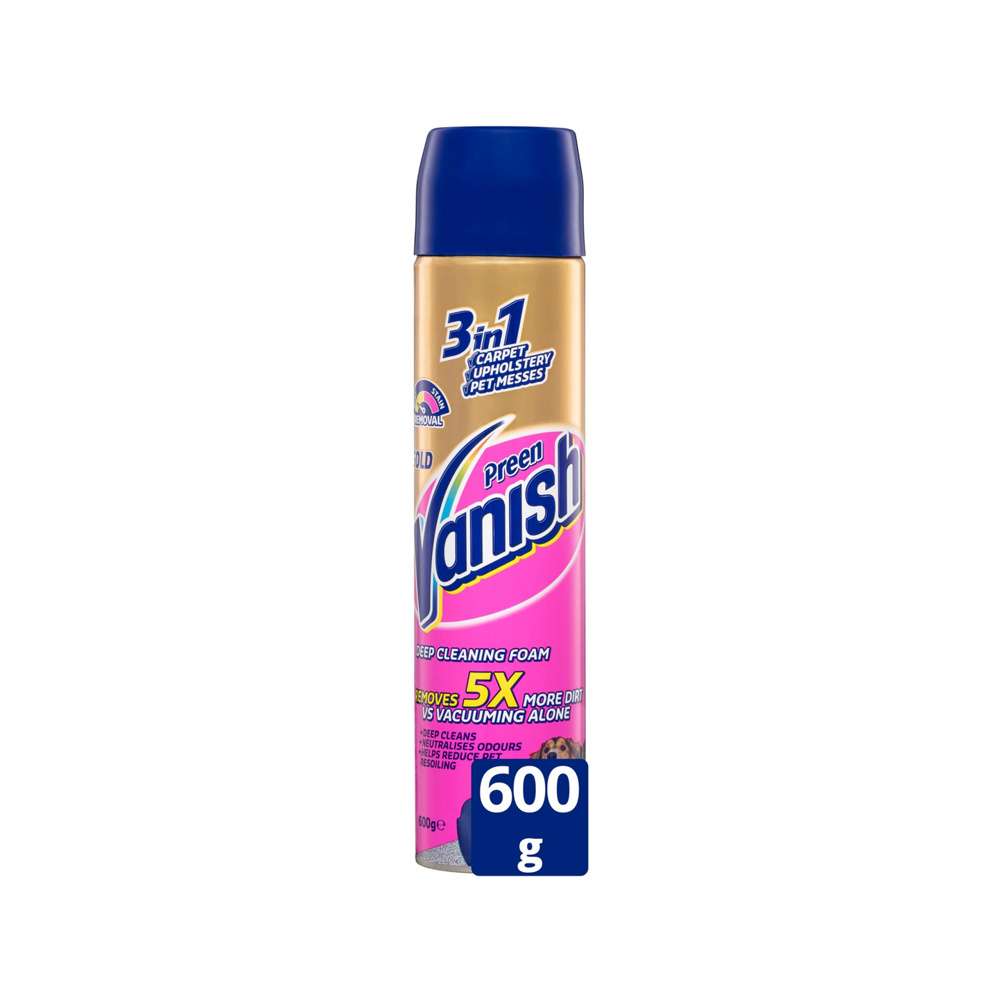 Vanish Preen Deep Cleaning Carpet Foam - 600g