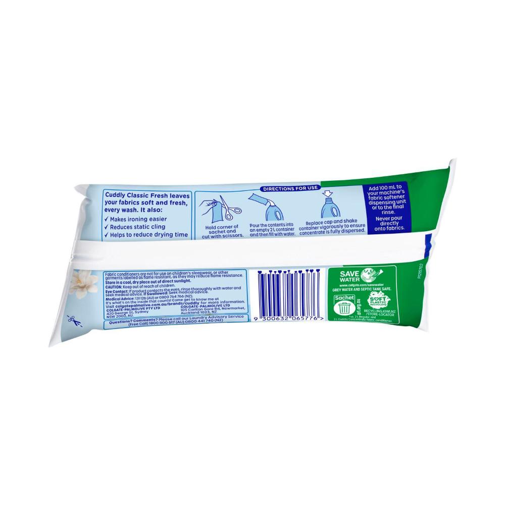 Cuddly assic Fresh Fabric Softener Sachet - 300mL