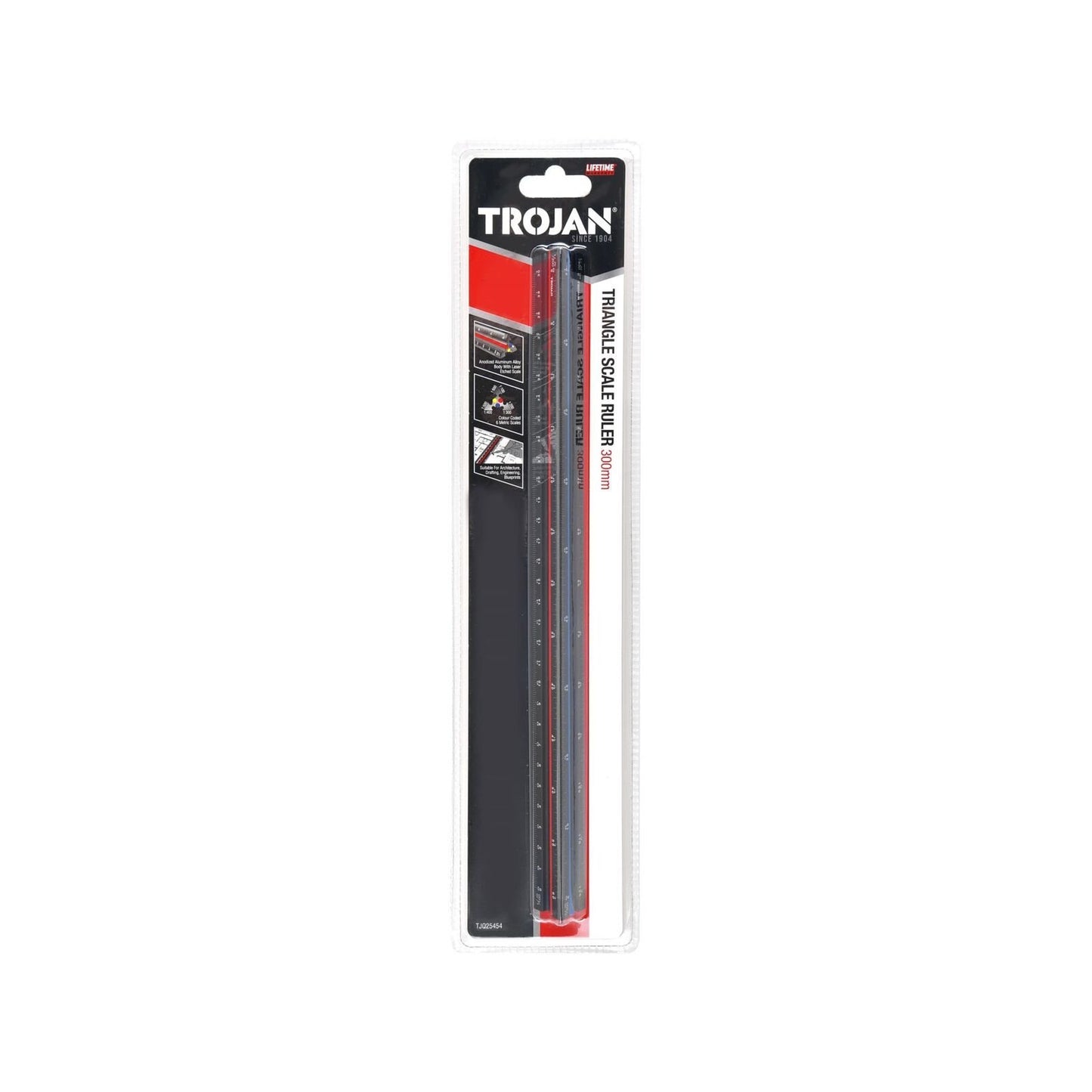 Trojan Triangle Scale Ruler - 300mm