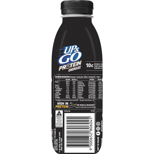 Sanitarium Up & Go Energize Chocolate 500ml