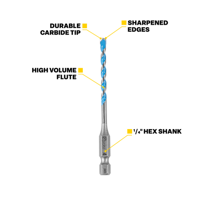Kango Multi Material Drill Bit - 6 x 200mm